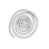 NaeLetters white web spiral shaking Sticker