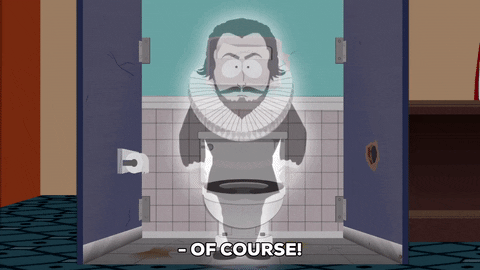 ghost toilet GIF by South Park 