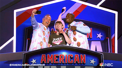 Nbc Selfie GIF by Ninja Warrior