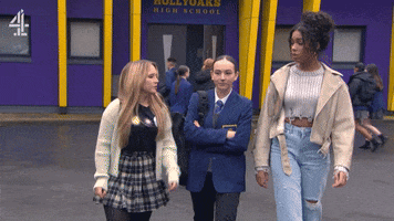 Happy Hang Out GIF by Hollyoaks