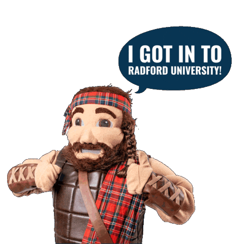 Highlanders Radforduniversity Sticker by RadfordU