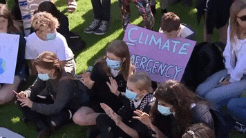 news protest climate change global climate strike climate protest GIF