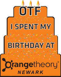 OTFNewark birthday otf orangetheory newark Sticker