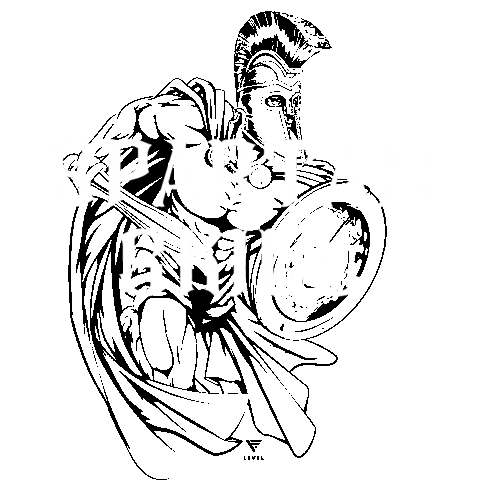 Spartan Sticker by Level Singapore