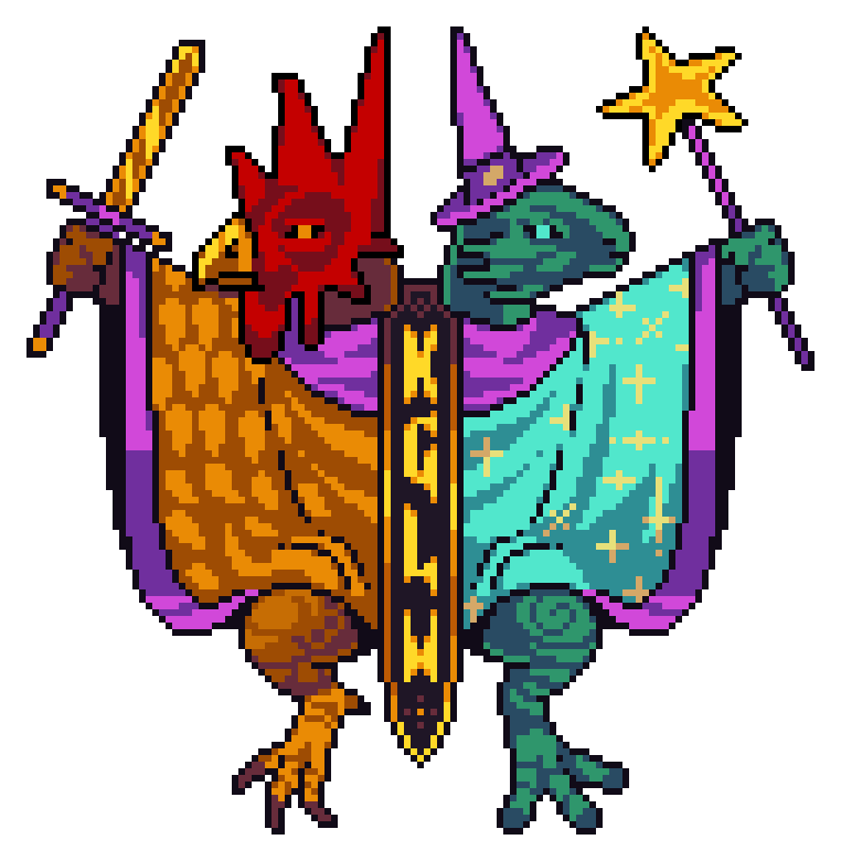 King Gizzard And The Lizard Wizard Pixel Art Sticker