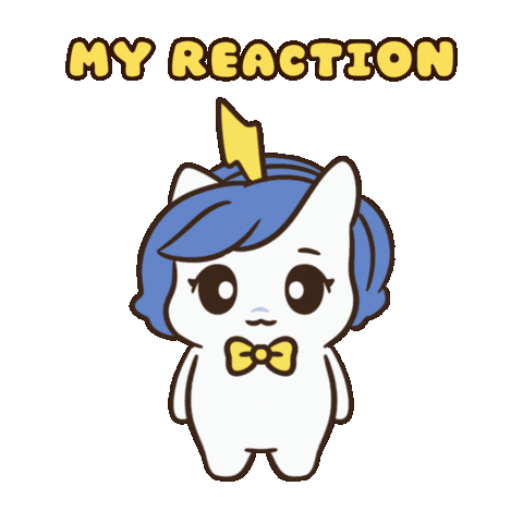 Bu How I Feel Sticker by Brave Unicorn