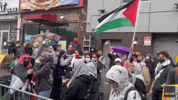 Pro-Palestinian Crowd Gathers in Queens for Nakba Day