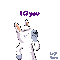 I Love You Sheep Sticker by VeeFriends