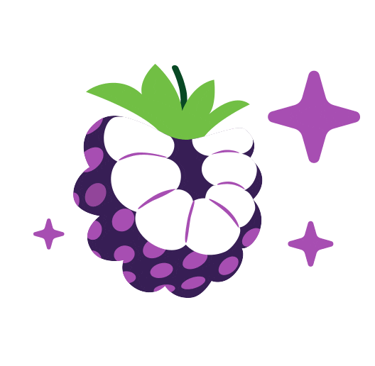 Blackberry Sticker by drinkwildwonder
