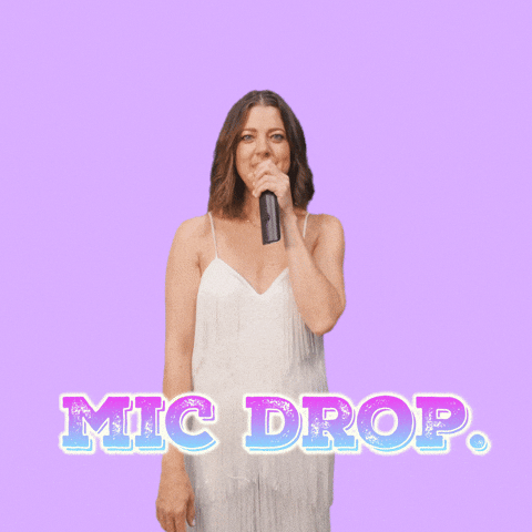 White Dress Mic Drop GIF by ABC Music