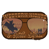 Wild West Sunglasses Sticker by American Bonfire Co.