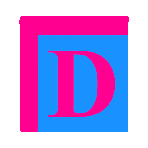 Abc D Sticker by Carlota Menezes