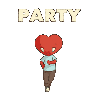 Birthday Party Dancing Sticker by LT3 Creations