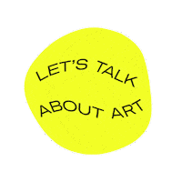 Talk About Art Sticker by Amos Rex