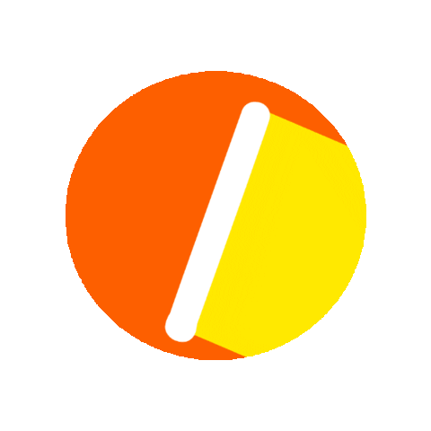 Orange Abc Sticker