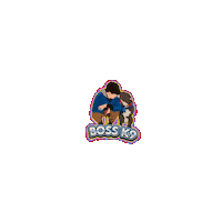 BossK9 happy love dogs happy dogs fleet Sticker
