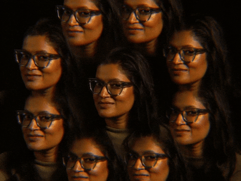 Smirk Smile GIF by GIPHY IRL