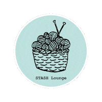 Knitting Yarn Sticker by Rick Rack Textiles