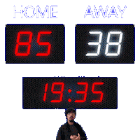38 Away Sticker