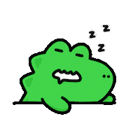 Tired Snooze Sticker