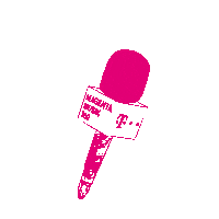 Microfone Sticker by MagentaMusik