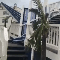 Sint Maarten Holiday Resort Badly Damaged by Hurricane Irma