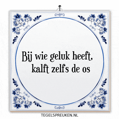 Hoop Os GIF by Tegelspreuken.nl