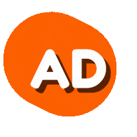 Instagram Orange Sticker