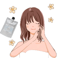 mizumina girl hair care lady Sticker