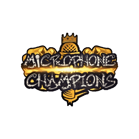 hiphoptoys giphygifmaker hiphop microphone champions Sticker