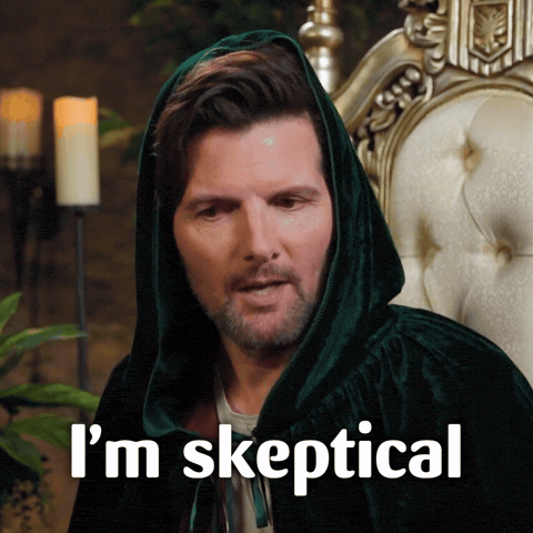Suspicious Adam Scott GIF by Brittany Broski