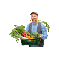 Werner Eating Sticker by Freiraum Fichtelgebirge
