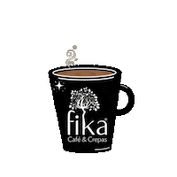 Coffee Chocolate Sticker by Fika Cafe & Crepas