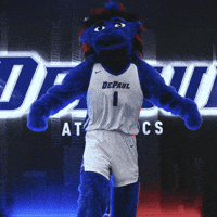Blue Demons Flex GIF by DePaul Athletics