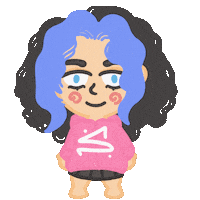 Girl Pink Sticker