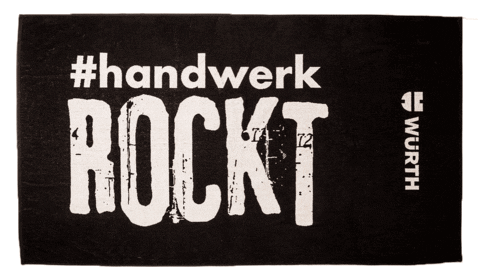 Wuerth_Germany giphyupload rock towel wurth GIF