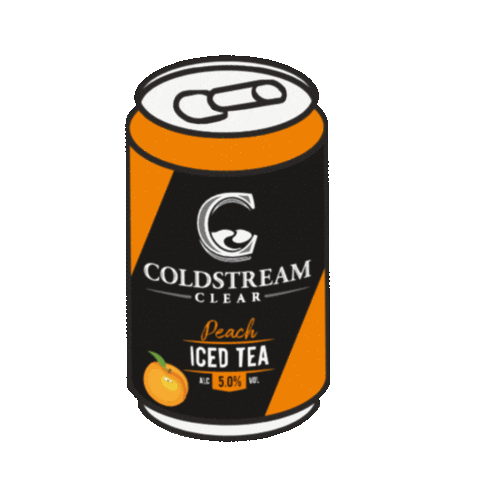 Iced Tea Peach Sticker by Coldstreamclear