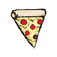 Art Pizza Sticker