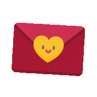Heart Enveloppe Sticker by La Week'Up