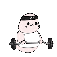 Work Out Fun Sticker by Sappy Seals Community