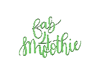 Calligraphy Smoothie Sticker