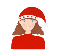 Paperstry christmas winter pere-noel paperstry Sticker