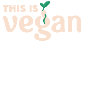Veggie Go Vegan Sticker by This Is Vegan Mag
