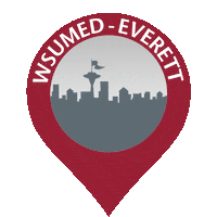 Washington State University Everett Sticker by WSU Medicine