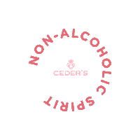 ceders_drinks pink drink healthy gin Sticker