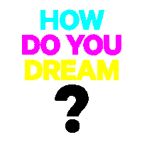 text dream Sticker