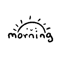 Good Morning Sticker