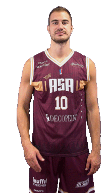 Basketball Thanks Sticker by Alliance Sport Alsace