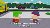 stan marsh walking GIF by South Park 