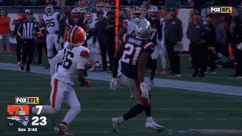 One Hand Football GIF by New England Patriots